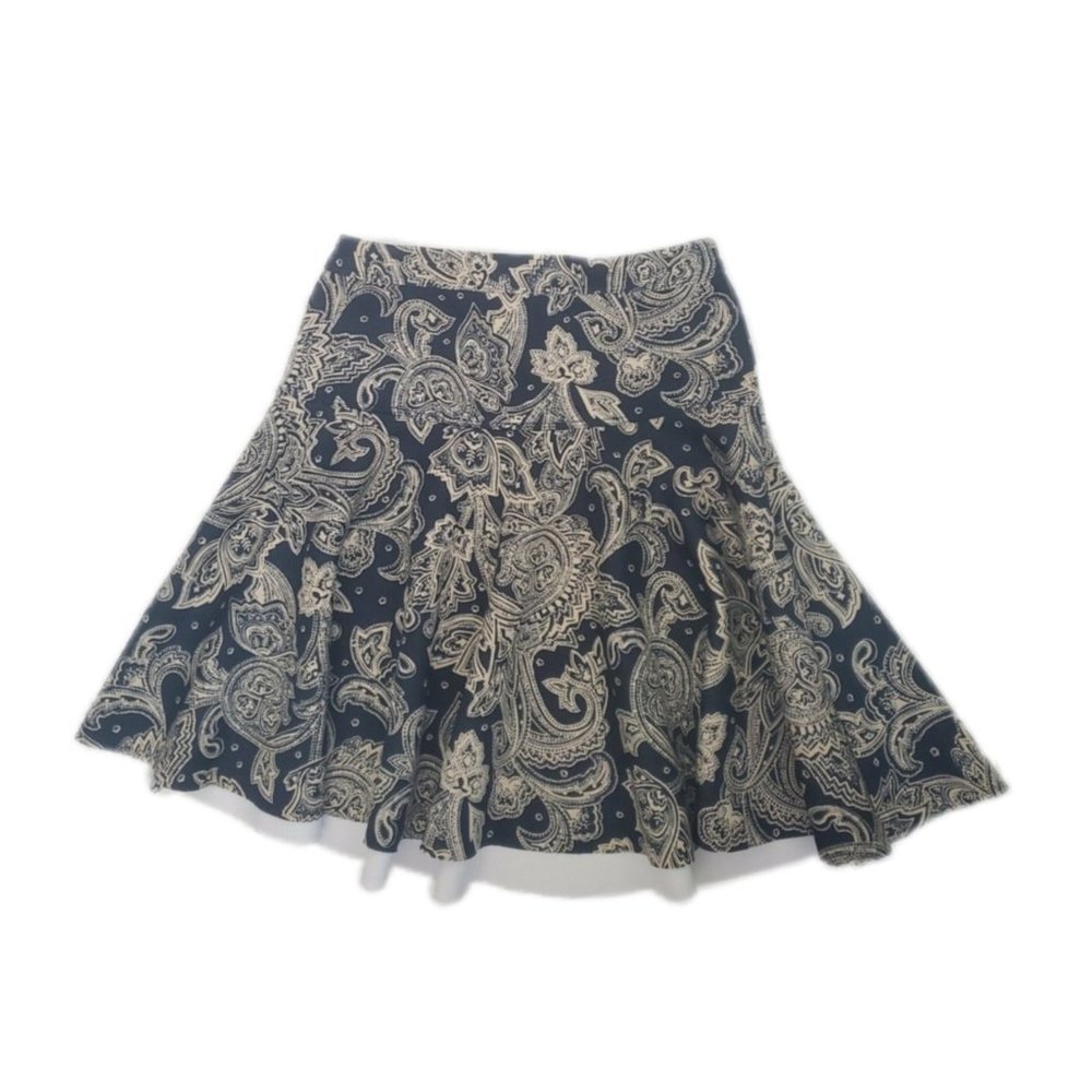 abercrombie & fitch : navy celestial skater skirt